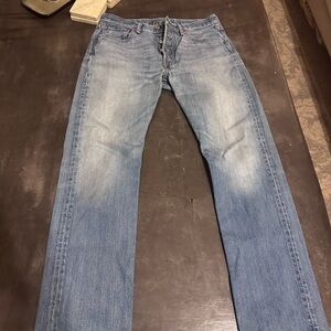 Levi's 501’s Light Blue Straight Jeans